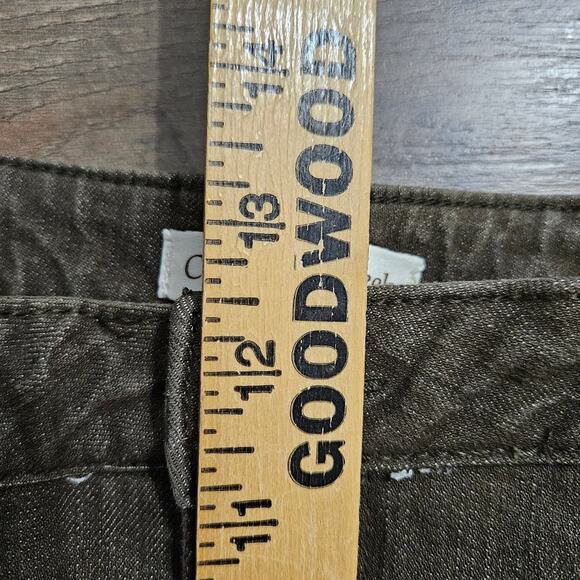 Coldwater Creek Jeans Womens Green Denim Plus Size 16 High Rise Ankle Casual - Picture 7 of 12